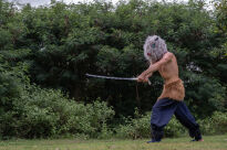 Miecz Katana Demon Slayer Inosuke Hashibira's Drewniany JT10659 - 12