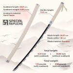 Miecz Katana Demon Slayer Inosuke Hashibira's Drewniany JT10659 - 3