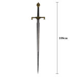 Miecz Viserys I Targaryen's Blackfyre Sword Inspirowany House of the Dragon z Zawieszką 108 cm JT6266B - 6