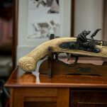 LANGE GEWEHR JAGD Mit Steinschloss (K1104-M) - 3