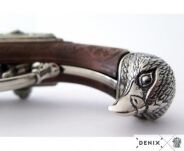 PISTOLET CZTEROLUFOWY Z GŁOWĄ ORŁA 1307 - 8