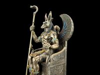 ÄGYPTISCHER ANUBIS-GOTT AUF DEM THRON VERONESE (WU76733A4) - 5
