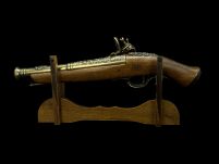 GRAWEROWANY WŁOSKI PISTOLET SKAŁKOWY Z XVIIw. (AG303.01) - 7