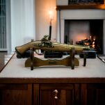 GRAWEROWANY WŁOSKI PISTOLET SKAŁKOWY Z XVIIw. (AG303.01) - 2
