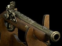 GRAWEROWANY WŁOSKI PISTOLET SKAŁKOWY Z XVIIw. (AG303.01) - 11