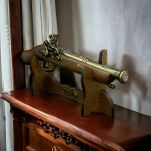 GRAWEROWANY WŁOSKI PISTOLET SKAŁKOWY Z XVIIw. (AG303.01) - 6
