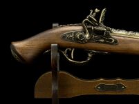 GRAWEROWANY WŁOSKI PISTOLET SKAŁKOWY Z XVIIw. (AG303.01) - 12