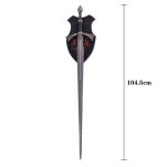 Miecz Daemom Targaryen's Dark Sister Inspirowany House of the Dragon z Zawieszką 104,5 cm JT6247 - 5