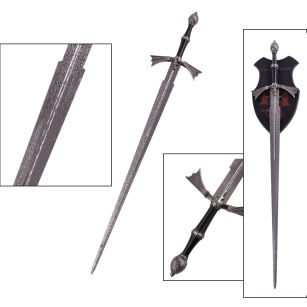 Miecz Daemom Targaryen's Dark Sister Inspirowany House of the Dragon z Zawieszką 104,5 cm JT6247