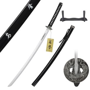 Drewniany Miecz Katana "HONORU" Inspirowany OSTATNI SAMURAJ z Pochwą i Stojakiem 103 cm JT10316