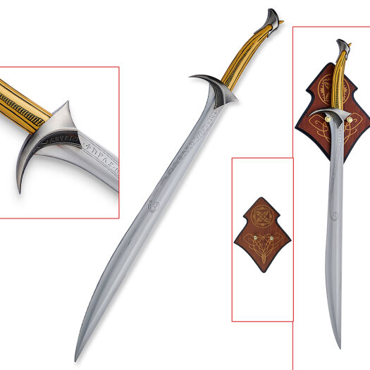 Miecz Thorina Oakenshield Orcrist Inspirowany The Hobbit z Zawieszką 98 cm JT6146S