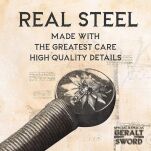 Wielki Miecz Geralta Inspirowany Wiedźmin The Witcher z Pochwą ZS637 DEKORACYJNY - 5