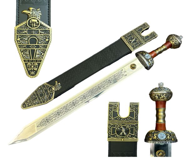 HISTORISCHE GLADIUS LEGION Mazedonisch mit Scheide (211 / V)