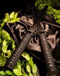 Katana Ninja Schwert scharf echt zum Training Metall Stahl 2 Schwerter in einem Magnetic Samurai Nur für Erwachsene 63 cm - 18 Jahre erforderlich HK-1249 - 5