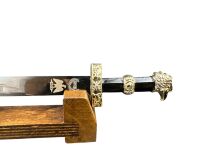 Ekskluzywny Nożyk do listów miniaturka miecz rzymski gladius 27 CM PLUS STOJAK (26) - 11