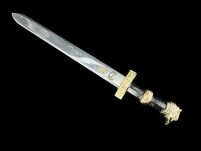Ekskluzywny Nożyk do listów miniaturka miecz rzymski gladius 27 CM PLUS STOJAK (26) - 12