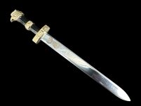 Ekskluzywny Nożyk do listów miniaturka miecz rzymski gladius 27 CM PLUS STOJAK (26) - 15