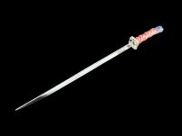 Ekskluzywny Nożyk do listów miniaturka historyczny miecz japońska katana 27 CM PLUS STOJAK (13) - 7