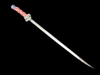 Ekskluzywny Nożyk do listów miniaturka historyczny miecz japońska katana 27 CM PLUS STOJAK (13) - 13
