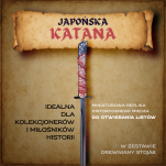 Ekskluzywny Nożyk do listów miniaturka historyczny miecz japońska katana 27 CM PLUS STOJAK (13) - 2