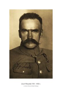 Plakat A3 - Józef Piłsudski – VM – 1920 r. GPlakJP04