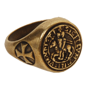 HISTORYCZNY PIERŚCIEŃ  TEMPLARIUSZY(AG836/21.01)