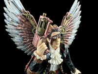 STEAMPUNK SKRZYDLATY MĘŻCZYZNA Z PISTOLETEM VERONESE (WU76410AA) - 10