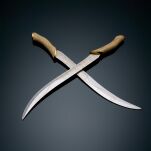 2 Krótkie Miecz Legolasa Inspirowany Lord of The Rings z Zawieszką 56 cm JT6036-A - 6