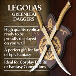 2 Krótkie Miecz Legolasa Inspirowany Lord of The Rings z Zawieszką 56 cm JT6036-A - 2