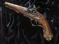 Signiertes doppelläufiges Steinschloss von Napoleonic GUN 1806 (1026) - 4