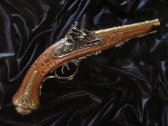 Signiertes doppelläufiges Steinschloss von Napoleonic GUN 1806 (1026)