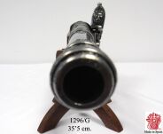 PISTOLET SKAŁKOWY DLA LEWORĘCZNYCH INDYJSKI Z XVIII W 1296G - 8
