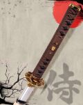 Katana Damast Plus-Wartungskit Plus Schwertständer und Truhe Schwert scharf echt zum Training Metall Damast Stahl 1045 Samurai 100% handgefertigt Nur für Erwachsene - 18 Jahre erforderlich DS076 - 2