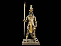 statuetka SOBEK - egipski Krokodyl - bóg Wód i rzek VERONESE (WU77201A4) - 7