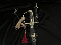 SABRE Breitschwert OFFICER NAVAL wz 1976 mit Scheide - 5
