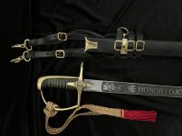 SABRE Breitschwert OFFICER NAVAL wz 1976 mit Scheide - 8
