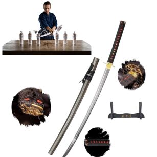 PROF MIECZ SAMURAJA KATANA TRENINGOWY  + STOJAK DS077