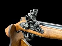 Włoski Pistolet Skałkowy z XVII w - Okładziny Drewniane  AG314.01 - 2