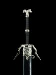 Mini Miecz Geralta z Pochwą 22 cm inspirowany Wiedźmin the Witcher Nożyk Do listów plus Stojak i pudełko prezentowe KW1040 - 3
