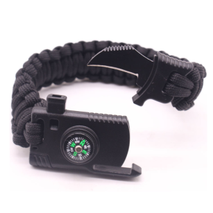 BRANSOLETKA SURVIVALOWA NIEZBĘDNIK PARACORD 5W1 CY-PB05