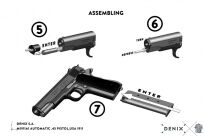 Pistolet Colt Government M1911A1,USA 1911 rozbieralny 8312 - 12