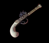 Old Gun aus dem achtzehnten Jahrhundert Steinschloss (K1115-L) - 4