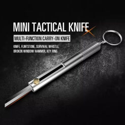 MINI NOŻYK TAKTYCZNY SURVIVAL MULTITOOL 5W1 JA-51