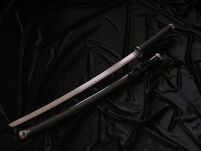 Ehre Katana Schwert - Echt Samurai Schwert aus Stahl mit Einer Lackiert Scheide zur Dekoration- Samurai Schwerter Geeignet als Anime Deko - Japanisches Sword - Katana Schwerter - SW-68B - 7