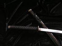 Ehre Katana Schwert - Echt Samurai Schwert aus Stahl mit Einer Lackiert Scheide zur Dekoration- Samurai Schwerter Geeignet als Anime Deko - Japanisches Sword - Katana Schwerter - SW-68B - 8