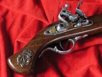 NAPOLEOŃSKI SYGNOWANY PISTOLET SKAŁKOWY (W181) - 2