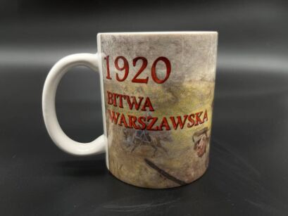 KUBEK PORCELANOWY 1920 BITWA WARSZAWSKA  KB003