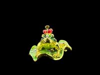 ŻABA NA LIŚCIU SZKATUŁKA styl Faberge P23090C - 6