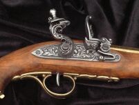 KORSARSKI PIRACKI PISTOLET SKAŁKOWY Z XVIII w. (1103-L) - 2