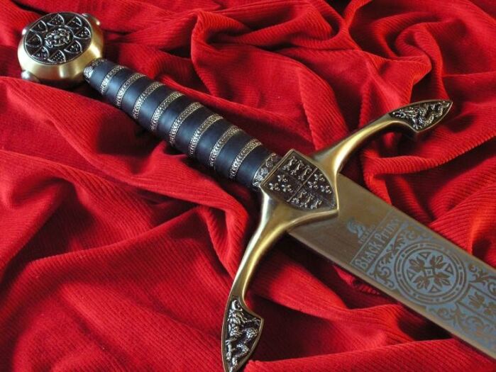 Reich verzierte SWORD BLACK PRINCE (249)